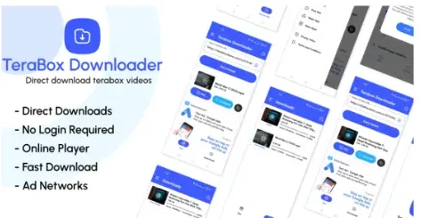 Terabox Link Downloader tool interface showing easy paste and download feature