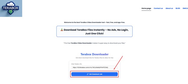 TeraBox APK vs Downloader tool with video link entered and ready to generate direct download link instantly