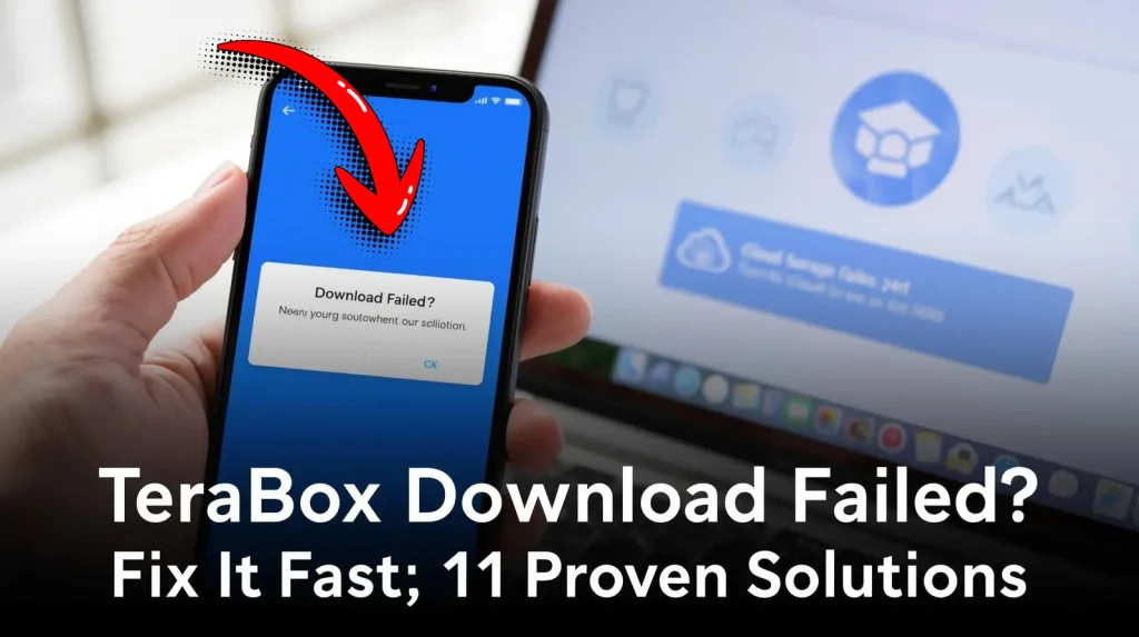 fix terabox download error step by step